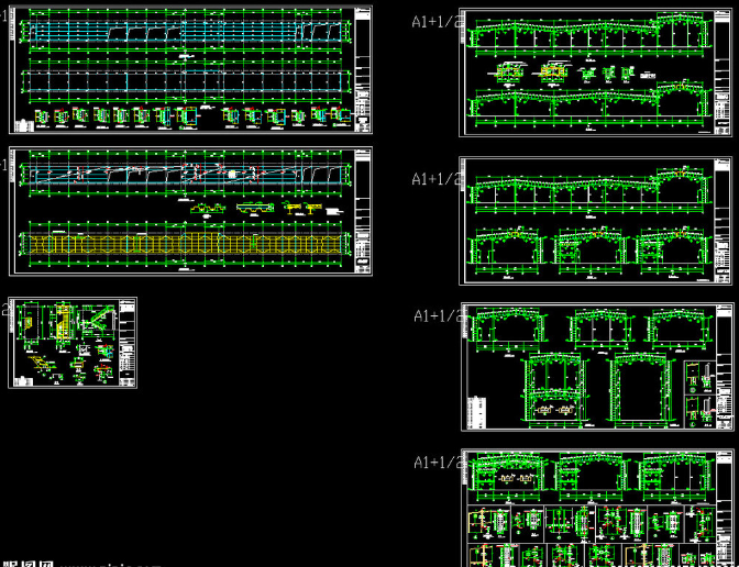 贵阳钢结构厂房图纸