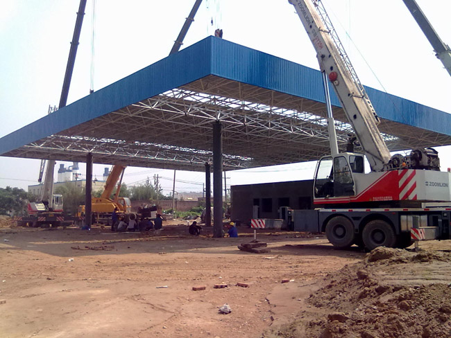 贵阳加气站网架工程