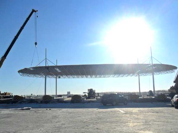 贵阳加油站网架案例